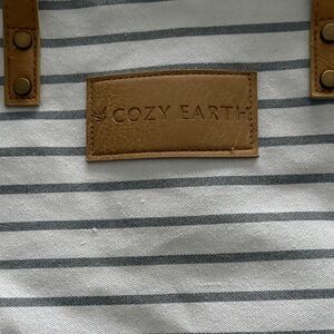 Cozy Earth Striped Gray Throw Blanket